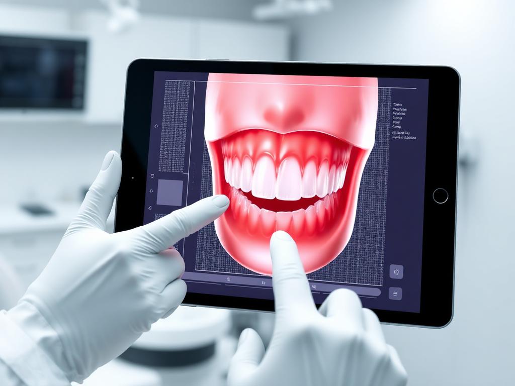 Diseño digital de sonrisa en tablet con simulación 3D, Clínica BC Moratalaz, Madrid