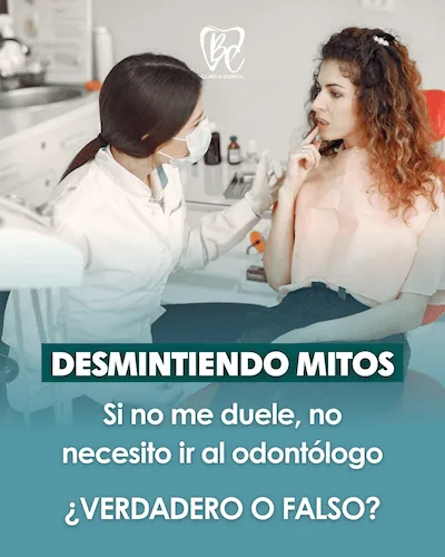 tarjeta de mitos odontologicos